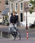 Amsterdam 6 september 2021
Max Westerman op de fiets in het centrum van Amsterdam.
