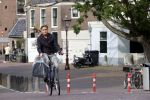 Amsterdam 6 september 2021
Max Westerman op de fiets in het centrum van Amsterdam.