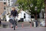 Amsterdam 6 september 2021
Max Westerman op de fiets in het centrum van Amsterdam.