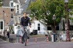 Amsterdam 6 september 2021
Max Westerman op de fiets in het centrum van Amsterdam.
