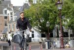 Amsterdam 6 september 2021
Max Westerman op de fiets in het centrum van Amsterdam.