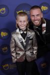 Amsterdam 14 oktober 2021
Televizierring gala in Carre Amsterdam. Nathan Rutjes met zijn zoon Lavezzi