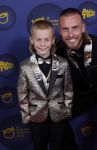 Amsterdam 14 oktober 2021
Televizierring gala in Carre Amsterdam. Nathan Rutjes met zijn zoon Lavezzi