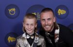 Amsterdam 14 oktober 2021
Televizierring gala in Carre Amsterdam. Nathan Rutjes met zijn zoon Lavezzi