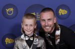 Amsterdam 14 oktober 2021
Televizierring gala in Carre Amsterdam. Nathan Rutjes met zijn zoon Lavezzi