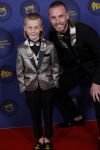 Amsterdam 14 oktober 2021
Televizierring gala in Carre Amsterdam. Nathan Rutjes met zijn zoon Lavezzi