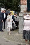 Naarden 24 september 2021
Nina ten Brink de dochter van Robert ten Brink en zijn vrouw Roos trouwt in het gemeentehuis van Naarden Vesting met haar man Laurens Jan . Ze arriveren in een bakfiets.