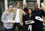 Amsterdam 2 oktober 2021
Patrick Kluivert zijn vrouw Rosanna Nino Wilkes zijn aandeelhouder in het sneakermerk Qurk. De schoenen worden van kurk gemaakt. De winkel zit in de 9 straatjes.