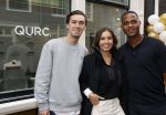 Amsterdam 2 oktober 2021
Patrick Kluivert zijn vrouw Rosanna Nino Wilkes zijn aandeelhouder in het sneakermerk Qurk. De schoenen worden van kurk gemaakt. De winkel zit in de 9 straatjes.
