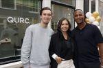 Amsterdam 2 oktober 2021
Patrick Kluivert zijn vrouw Rosanna Nino Wilkes zijn aandeelhouder in het sneakermerk Qurk. De schoenen worden van kurk gemaakt. De winkel zit in de 9 straatjes.