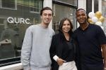 Amsterdam 2 oktober 2021
Patrick Kluivert zijn vrouw Rosanna Nino Wilkes zijn aandeelhouder in het sneakermerk Qurk. De schoenen worden van kurk gemaakt. De winkel zit in de 9 straatjes.