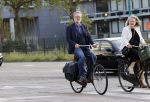 Amsterdam 3 september 2021
Paatrick Stoof met zijn partner op de fiets in Amsterdam Buitenveldert.