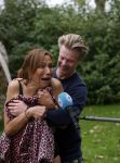 Amsterdam 16 oktober 2021
Patty Brard en haar man Antoine v d Vijver in een ijsbad . Patty heeft een hele lijn met produkten die bij het Kruitvat te koop zijn .