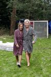 Amsterdam 16 oktober 2021
Patty Brard en haar man Antoine v d Vijver in een ijsbad . Patty heeft een hele lijn met produkten die bij het Kruitvat te koop zijn .