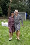 Amsterdam 16 oktober 2021
Patty Brard en haar man Antoine v d Vijver in een ijsbad . Patty heeft een hele lijn met produkten die bij het Kruitvat te koop zijn .