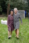 Amsterdam 16 oktober 2021
Patty Brard en haar man Antoine v d Vijver in een ijsbad . Patty heeft een hele lijn met produkten die bij het Kruitvat te koop zijn .