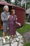 Amsterdam 16 oktober 2021
Patty Brard en haar man Antoine v d Vijver in een ijsbad . Patty heeft een hele lijn met produkten die bij het Kruitvat te koop zijn .