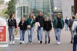 Amsterdam 2 september 2021
Pieter v d Hoogenband en zijn vrouw Marie Jose met hun beider kinderen in amsterdam.