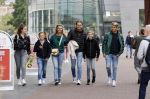 Amsterdam 2 september 2021
Pieter v d Hoogenband en zijn vrouw Marie Jose met hun beider kinderen in amsterdam.