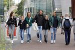 Amsterdam 2 september 2021
Pieter v d Hoogenband en zijn vrouw Marie Jose met hun beider kinderen in amsterdam.