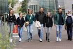Amsterdam 2 september 2021
Pieter v d Hoogenband en zijn vrouw Marie Jose met hun beider kinderen in amsterdam.