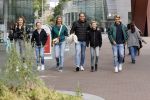 Amsterdam 2 september 2021
Pieter v d Hoogenband en zijn vrouw Marie Jose met hun beider kinderen in amsterdam.