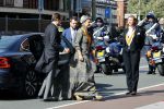Den Haag 21 september 2021
Prinsjesdag in Den Haag 2021. De troonrede is in de grote kerk. Aanwezig namens de koninklijke familie zijn Koning Willem Alexander en Koningin Maxima Prins Constantijn en Prinses Laurentien.