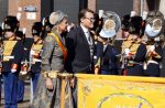 Den Haag 21 september 2021
Prinsjesdag in Den Haag 2021. De troonrede is in de grote kerk. Aanwezig namens de koninklijke familie zijn Koning Willem Alexander en Koningin Maxima Prins Constantijn en Prinses Laurentien.