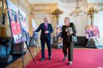 BAARN â€“ Prinses Beatrix was zaterdagmiddag 9 oktober op het terrein van Paleis Soestdijk aanwezig bij de viering van het 65-jarig bestaan van het Prinses Beatrix Spierfonds. De Prinses is sinds de oprichting beschermvrouwe van het fonds. ANP / Hollandse Hoogte / Wesley de Wit