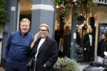 Amsterdam 7 oktober 2021
Ronald Koeman en zijn vrouw Bartina Koeman op de cornelis schuytstraat .