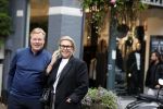 Amsterdam 7 oktober 2021
Ronald Koeman en zijn vrouw Bartina Koeman op de cornelis schuytstraat .