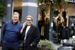 Amsterdam 7 oktober 2021
Ronald Koeman en zijn vrouw Bartina Koeman op de cornelis schuytstraat .