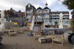 Volendam 12 oktober 2021
Strandtent Simon Keizer op parkeerplaats Hotel Spaander