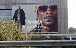Amsterdam 16 april 2021
Snoop Dogg reclame abri op het pand van GSTAR RAW