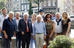 Amsterdam 6 september 2021
Willibrord Frequin viert zijn 80e verjaardag  met zijn kinderen vrouw en beste vrienden op een boot op de grachten van Amsterdam. Zijn kinderen Barbara Rebecca Louis . Willibrord zijn broer Aad Ouborg Fons de Poel en Guido Maas
