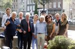 Amsterdam 6 september 2021
Willibrord Frequin viert zijn 80e verjaardag  met zijn kinderen vrouw en beste vrienden op een boot op de grachten van Amsterdam. Zijn kinderen Barbara Rebecca Louis . Willibrord zijn broer Aad Ouborg Fons de Poel en Guido Maas