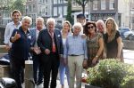 Amsterdam 6 september 2021
Willibrord Frequin viert zijn 80e verjaardag  met zijn kinderen vrouw en beste vrienden op een boot op de grachten van Amsterdam. Zijn kinderen Barbara Rebecca Louis . Willibrord zijn broer Aad Ouborg Fons de Poel en Guido Maas
