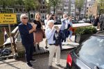Amsterdam 6 september 2021
Willibrord Frequin viert zijn 80e verjaardag  met zijn kinderen vrouw en beste vrienden op een boot op de grachten van Amsterdam. Zijn kinderen Barbara Rebecca Louis .
