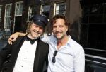 Amsterdam 6 september 2021
Willibrord Frequin viert zijn 80e verjaardag  met zijn kinderen vrouw en beste vrienden op een boot op de grachten van Amsterdam. Zijn kinderen Barbara Rebecca Louis . Louis Frequin met zijn zwager