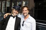 Amsterdam 6 september 2021
Willibrord Frequin viert zijn 80e verjaardag  met zijn kinderen vrouw en beste vrienden op een boot op de grachten van Amsterdam. Zijn kinderen Barbara Rebecca Louis . Louis Frequin met zijn zwager