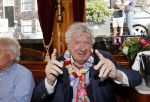 Amsterdam 6 september 2021
Willibrord Frequin viert zijn 80e verjaardag  met zijn kinderen vrouw en beste vrienden op een boot op de grachten van Amsterdam. Zijn kinderen Barbara Rebecca Louis .