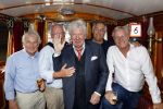 Amsterdam 6 september 2021
Willibrord Frequin viert zijn 80e verjaardag  met zijn kinderen vrouw en beste vrienden op een boot op de grachten van Amsterdam. Zijn kinderen Barbara Rebecca Louis . Willibrord zijn broer Aad Ouborg Fons de Poel en Guido Maas