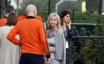 Amsterdam 21 september 2022
Koning Willem Alexander bezoekt sportdag van de Johan Cruyff foundation op de toekomst en in de Johan Cruyff Arena . Danny Cruyff Jordi Cruyff en zijn dochter Susila .
