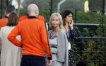 Amsterdam 21 september 2022
Koning Willem Alexander bezoekt sportdag van de Johan Cruyff foundation op de toekomst en in de Johan Cruyff Arena . Danny Cruyff Jordi Cruyff en zijn dochter Susila .