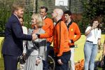 Amsterdam 21 september 2022
Koning Willem Alexander bezoekt sportdag van de Johan Cruyff foundation op de toekomst en in de Johan Cruyff Arena . Danny Cruyff Jordi Cruyff en zijn dochter Susila .