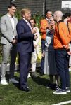 Amsterdam 21 september 2022
Koning Willem Alexander bezoekt sportdag van de Johan Cruyff foundation op de toekomst en in de Johan Cruyff Arena . Danny Cruyff Jordi Cruyff en zijn dochter Susila .