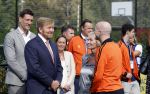 Amsterdam 21 september 2022
Koning Willem Alexander bezoekt sportdag van de Johan Cruyff foundation op de toekomst en in de Johan Cruyff Arena . Danny Cruyff Jordi Cruyff en zijn dochter Susila .