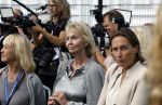 Amsterdam 21 september 2022
Koning Willem Alexander bezoekt sportdag van de Johan Cruyff foundation op de toekomst en in de Johan Cruyff Arena . Danny Cruyff Jordi Cruyff en zijn dochter Susila .