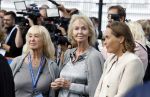 Amsterdam 21 september 2022
Koning Willem Alexander bezoekt sportdag van de Johan Cruyff foundation op de toekomst en in de Johan Cruyff Arena . Danny Cruyff Jordi Cruyff en zijn dochter Susila .