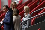 Amsterdam 21 september 2022
Koning Willem Alexander bezoekt sportdag van de Johan Cruyff foundation op de toekomst en in de Johan Cruyff Arena . Danny Cruyff Jordi Cruyff en zijn dochter Susila .